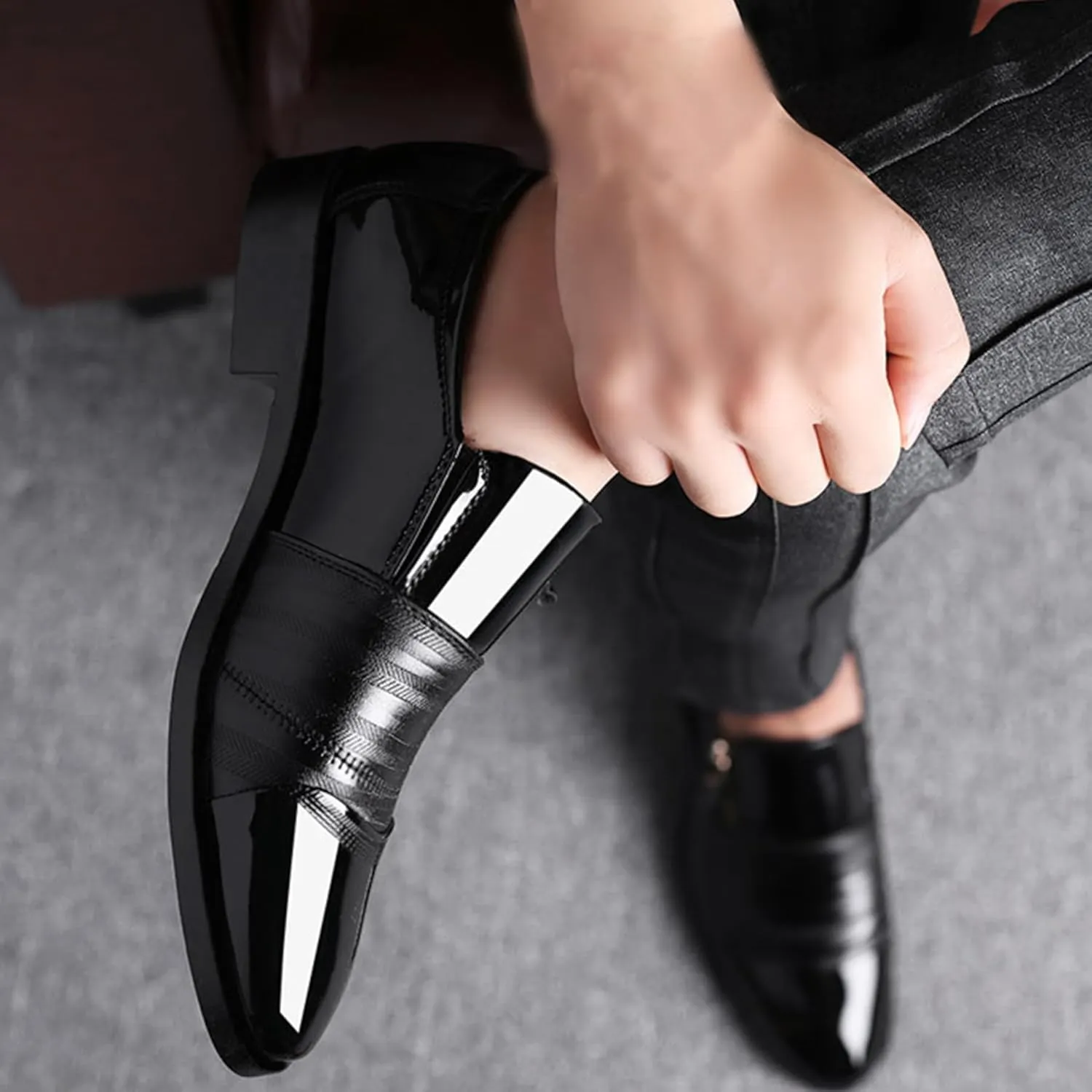 ADMLZQQ Mens Casual Shoes Sneakers Loafers Comfort Walking Shoes for Male Business Work Office Dress