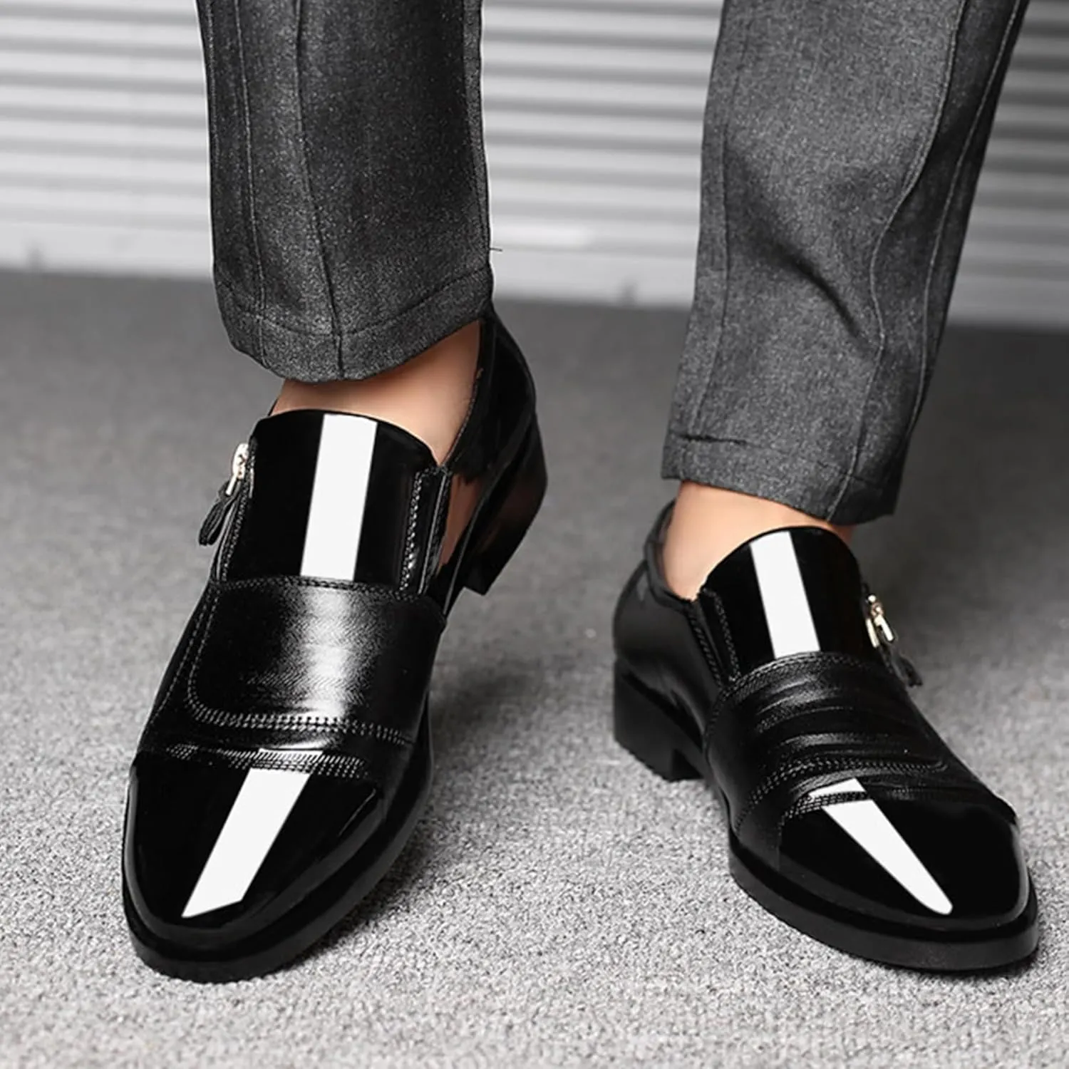 ADMLZQQ Mens Casual Shoes Sneakers Loafers Comfort Walking Shoes for Male Business Work Office Dress