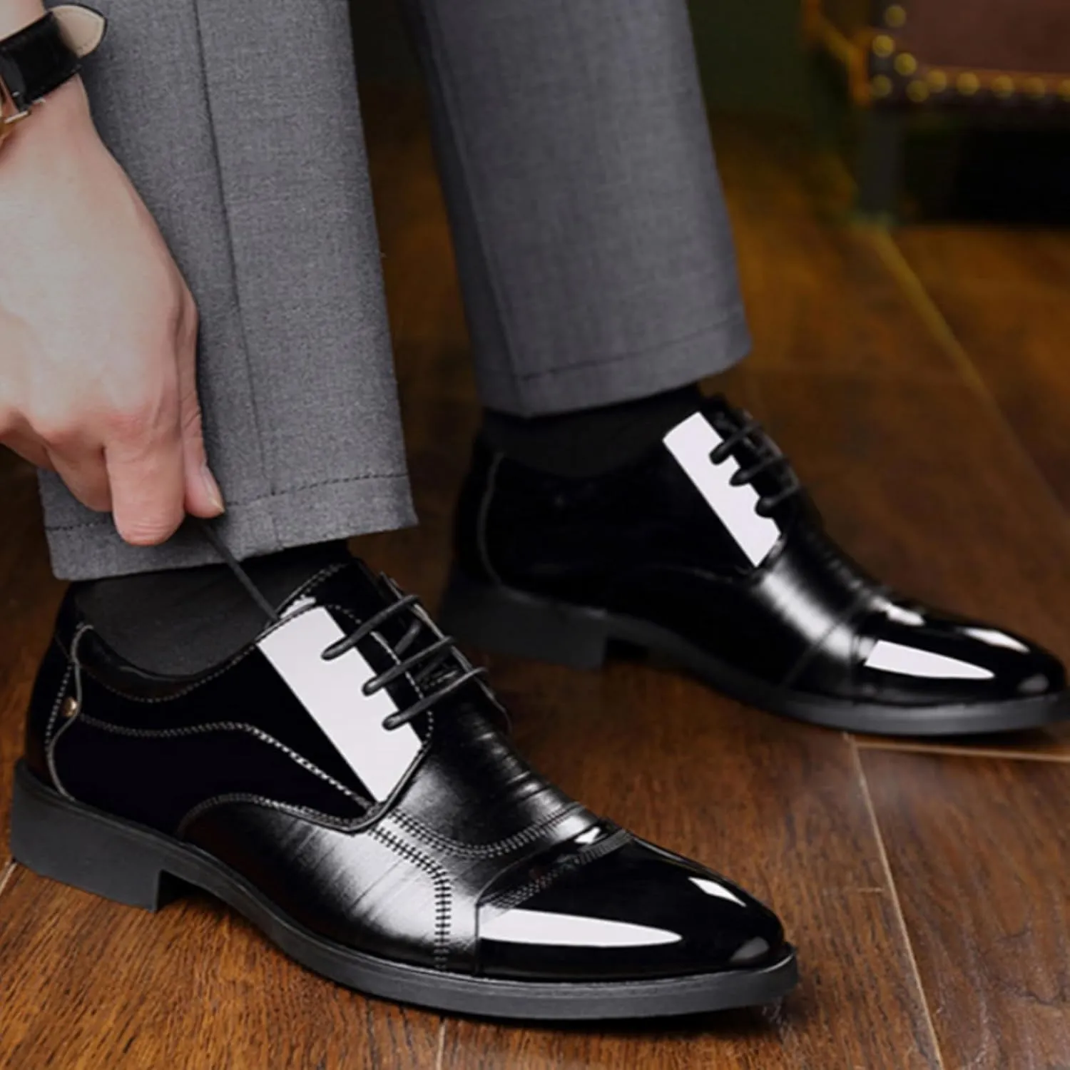 ADMLZQQ Mens Casual Shoes Sneakers Loafers Comfort Walking Shoes for Male Business Work Office Dress