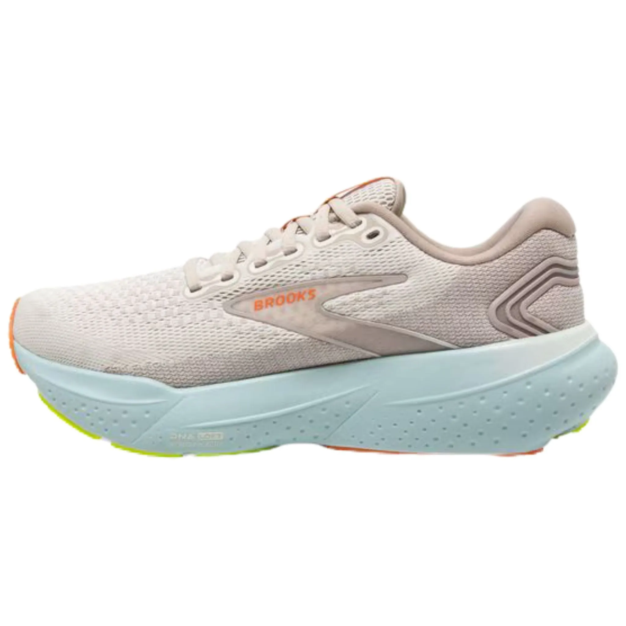 Brooks Women's 120408 195 Glycerin 21 Coconut Aqua Autumn Sunset Cushion  Running Shoes (WIDE)