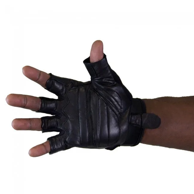 Gorilla Wear - Men's Weight-Training Gloves - Black/Gray