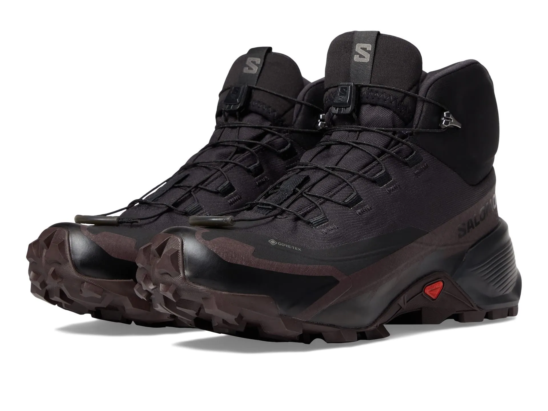 Hiking boots Salomon Cross Hike Mid GTX 2, black/burgundy