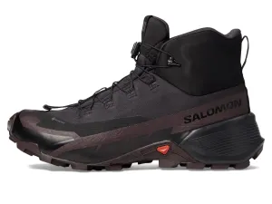 Hiking boots Salomon Cross Hike Mid GTX 2, black/burgundy