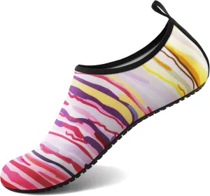 Homitem Water Shoes for Women Men Aqua Socks Swim Beach Pool River Slip-On Barefoot Quick-Dry Vacation Cruise Essentials Accessories for Yoga Kayak Sports