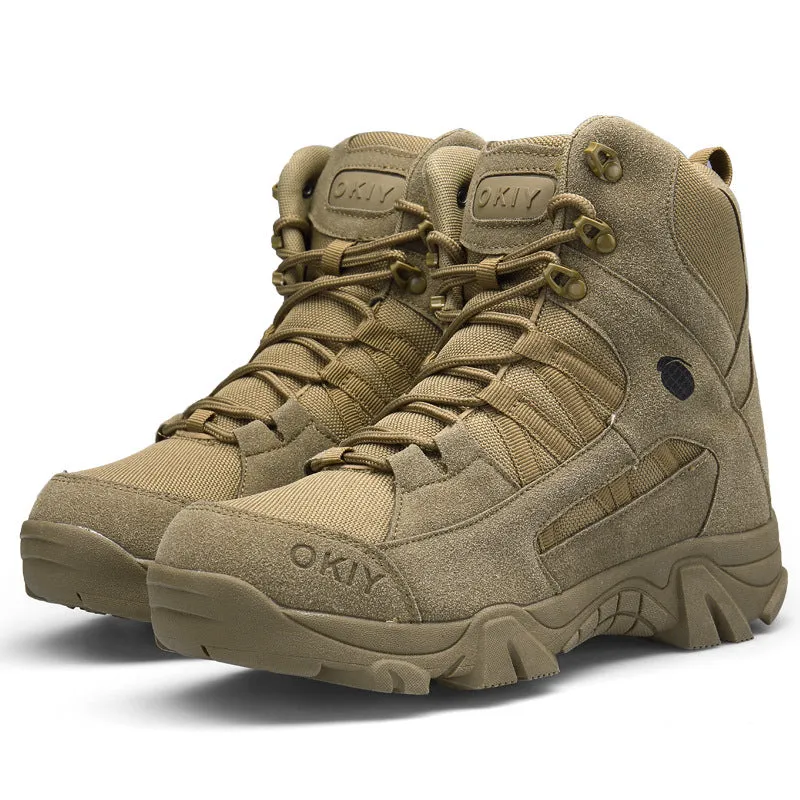 Men's High-top Outdoor Boots Lightweight Military Boots