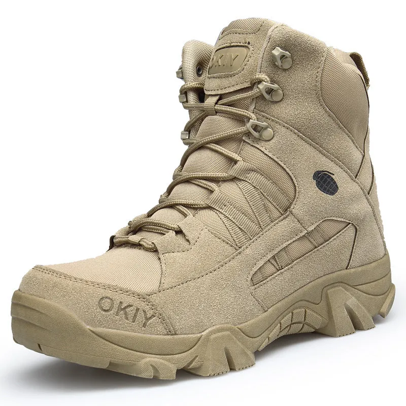 Men's High-top Outdoor Boots Lightweight Military Boots