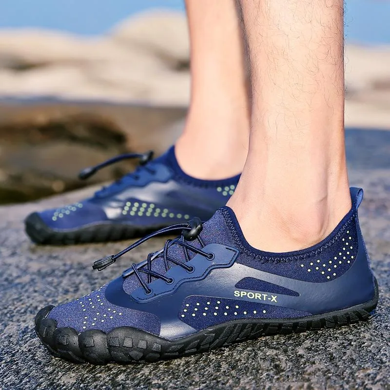 Men's Summer Slip-on Mesh Fabrics Aqua Shoes