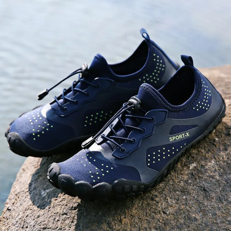 Men's Summer Slip-on Mesh Fabrics Aqua Shoes
