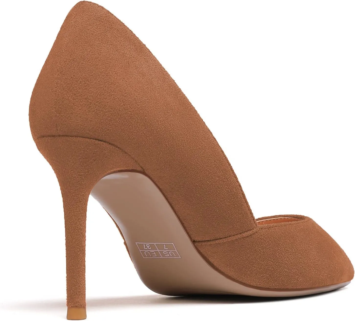 Mettesally Womens Elegant Pointy Toe High Heels Pumps D'Orsay Slip On Stilettos Heeled Party Dress Shoes