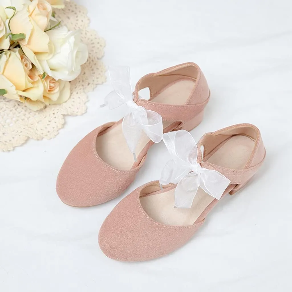 MIOKE Women's Pointed Toe D'Orsay Pumps Comfort Ankle Strap Block Mid Heel Dress Sandals Party Office Shoes