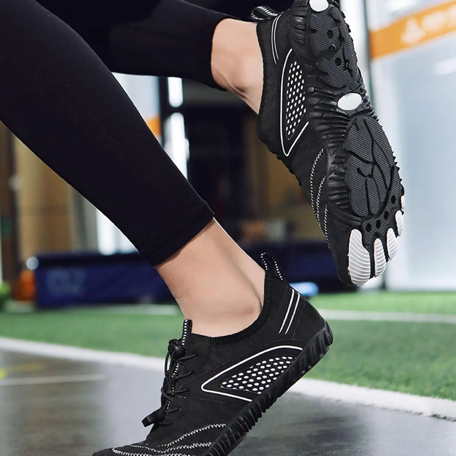 Pro Hike Barefoot Shoes Women Mens Footwear Barefoot Womens Wide Toe Box Quick Dry Beach Pool Swim Surf Hiking Shoes Healthy & Non-Slip Trail Running Shoes