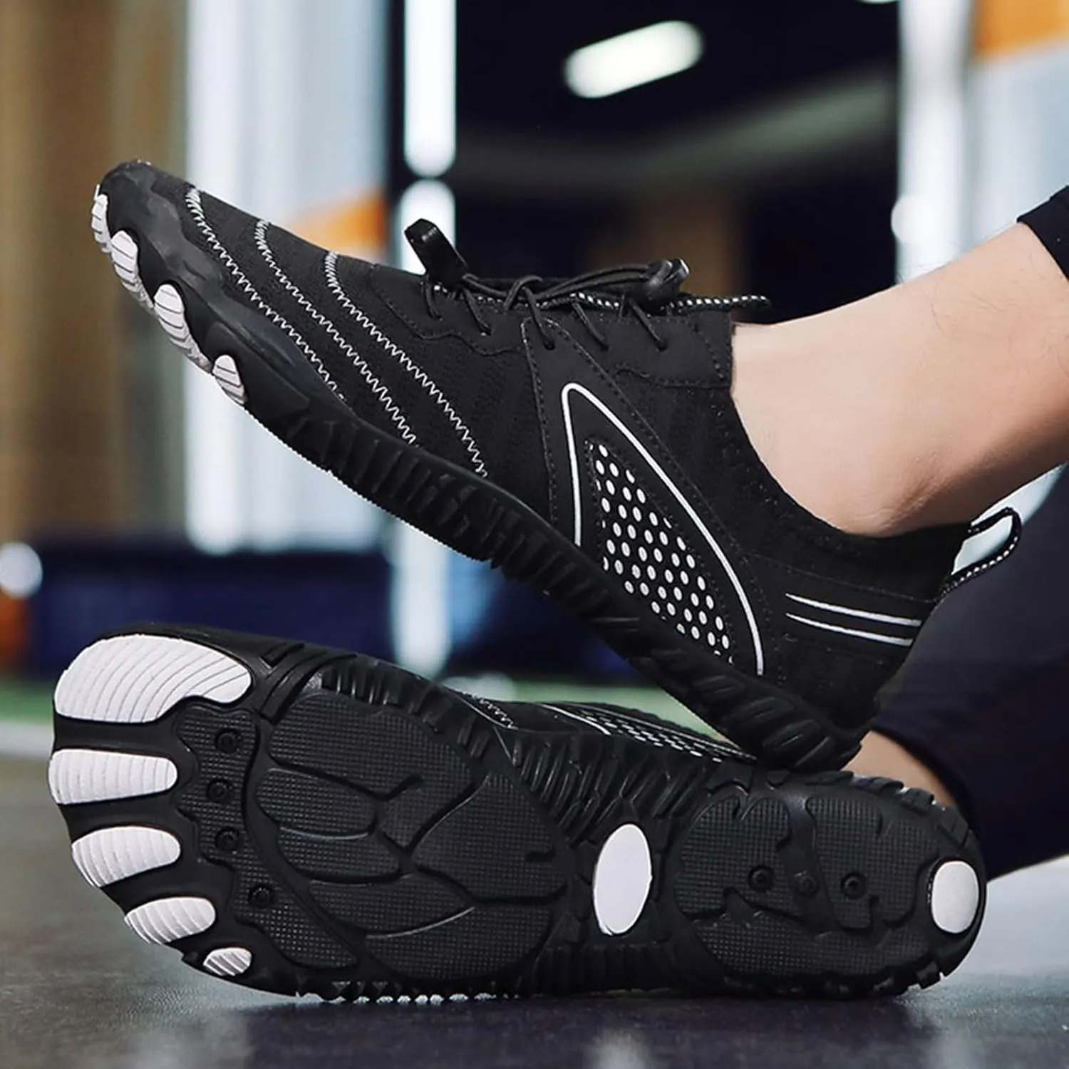 Pro Hike Barefoot Shoes Women Mens Footwear Barefoot Womens Wide Toe Box Quick Dry Beach Pool Swim Surf Hiking Shoes Healthy & Non-Slip Trail Running Shoes