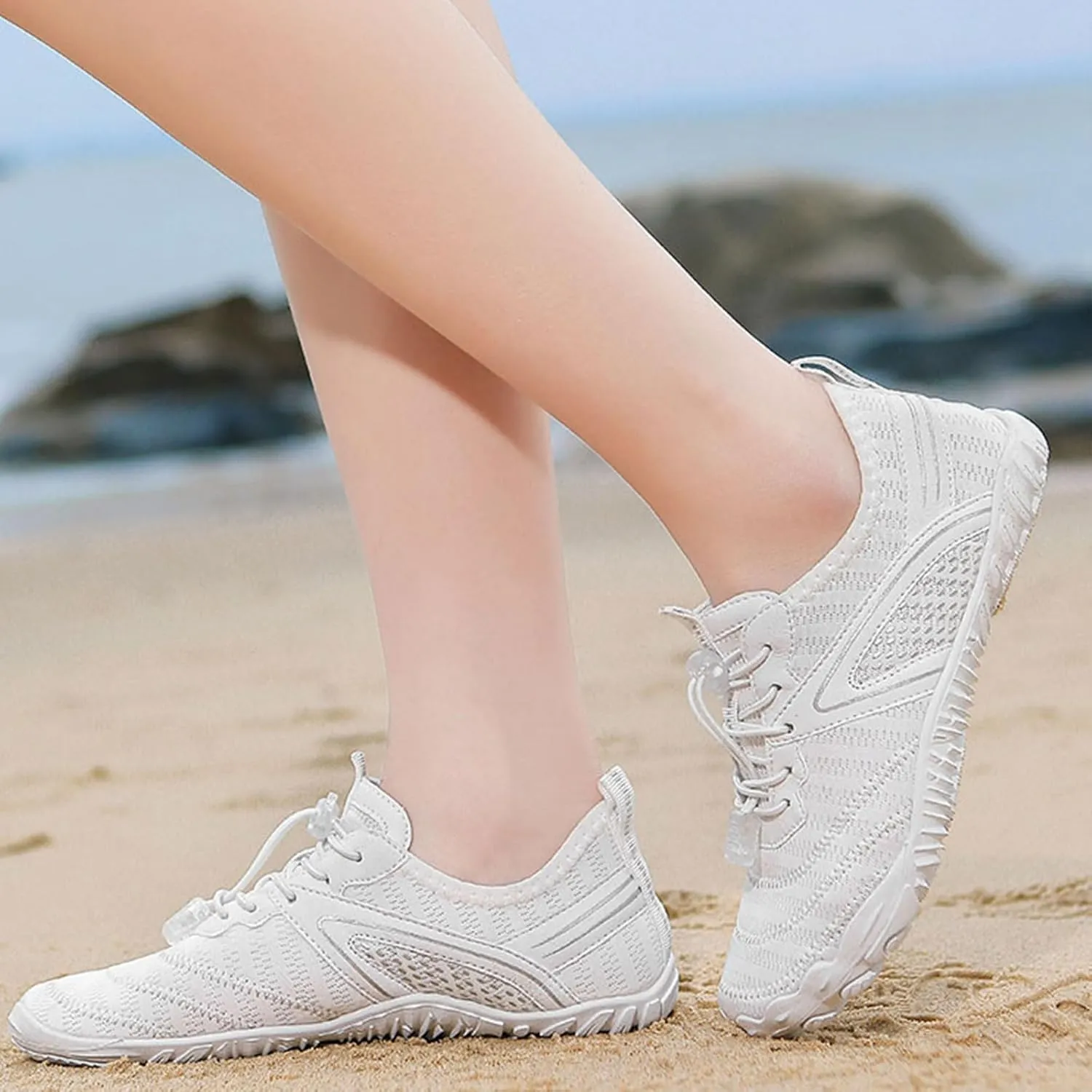 Pro Hike Barefoot Shoes Women Mens Footwear Barefoot Womens Wide Toe Box Quick Dry Beach Pool Swim Surf Hiking Shoes Healthy & Non-Slip Trail Running Shoes