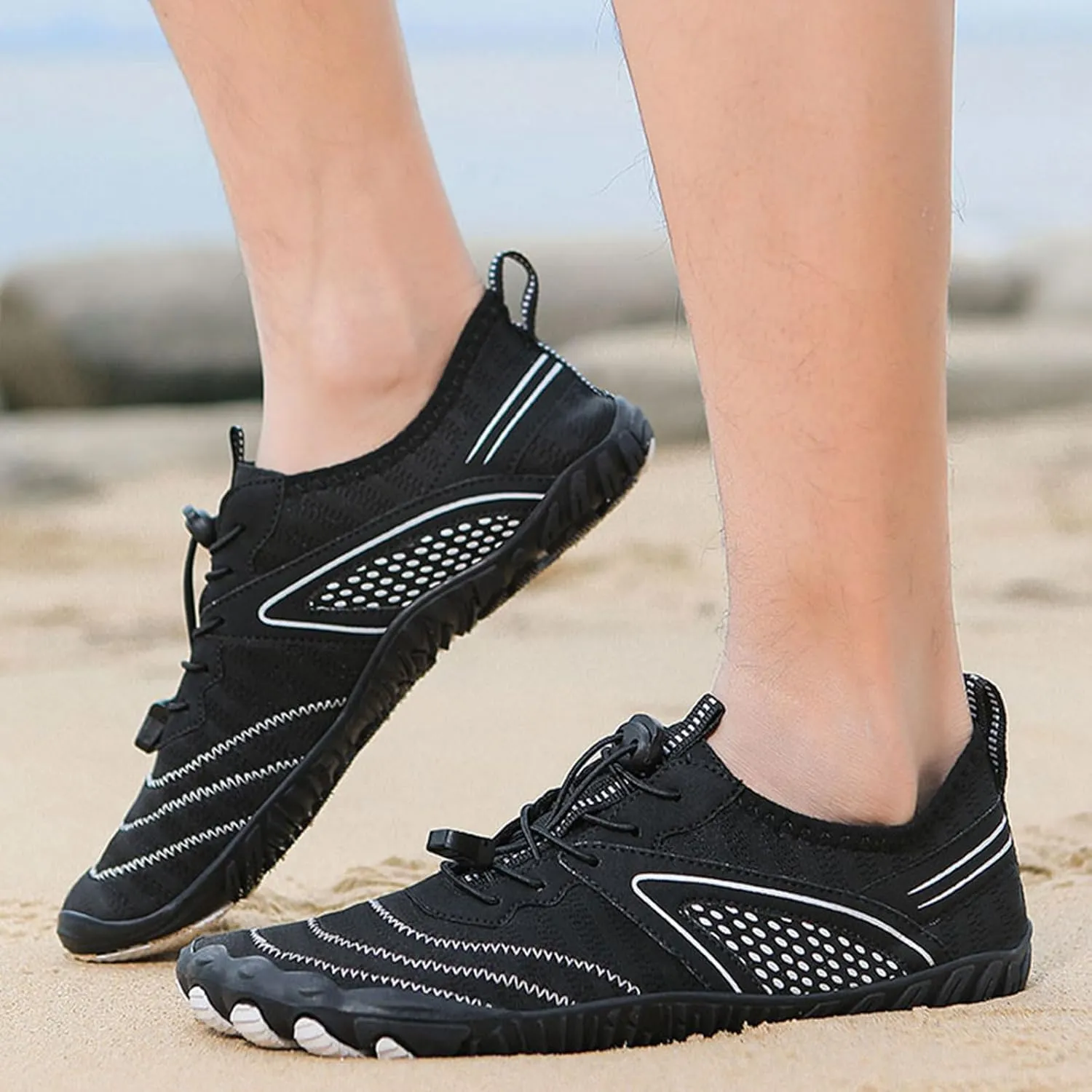Pro Hike Barefoot Shoes Women Mens Footwear Barefoot Womens Wide Toe Box Quick Dry Beach Pool Swim Surf Hiking Shoes Healthy & Non-Slip Trail Running Shoes
