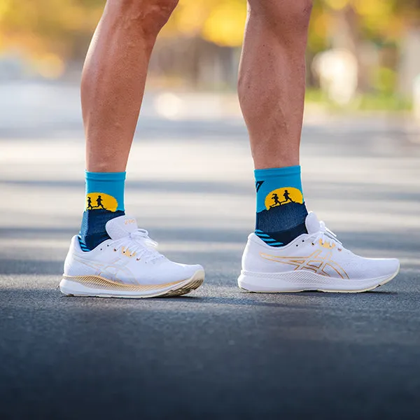 Sunset Runners Running Socks