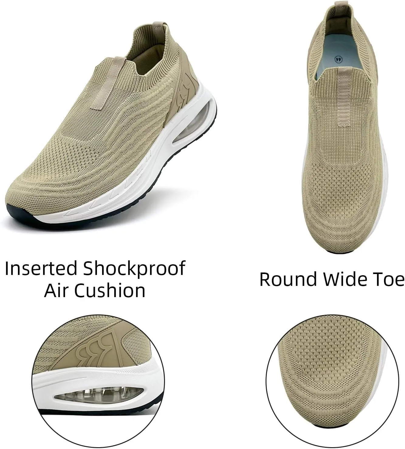 Wide Toe Box Shoes for Men and Women Arch Support Walking Shoes Cushioned Road Running Shoes Non Slip Mens Air Walking Sneakers for Athletic Tennis Orthopedic Plantar Fasciitis Workout