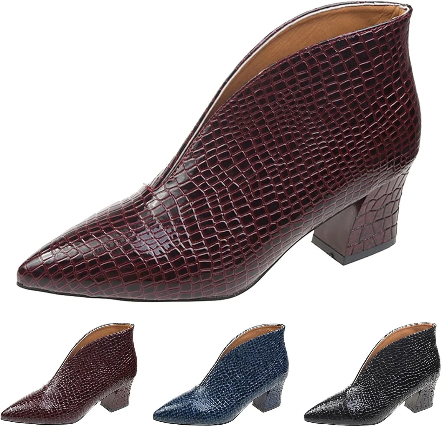 Womens Boots Fall 2024 Ankle Womens Ankle Booties Wide Width Western Boots for Women Womens Bootie Round Toe Soft Sole Fashion Side Zipper Pointd Toe Suede