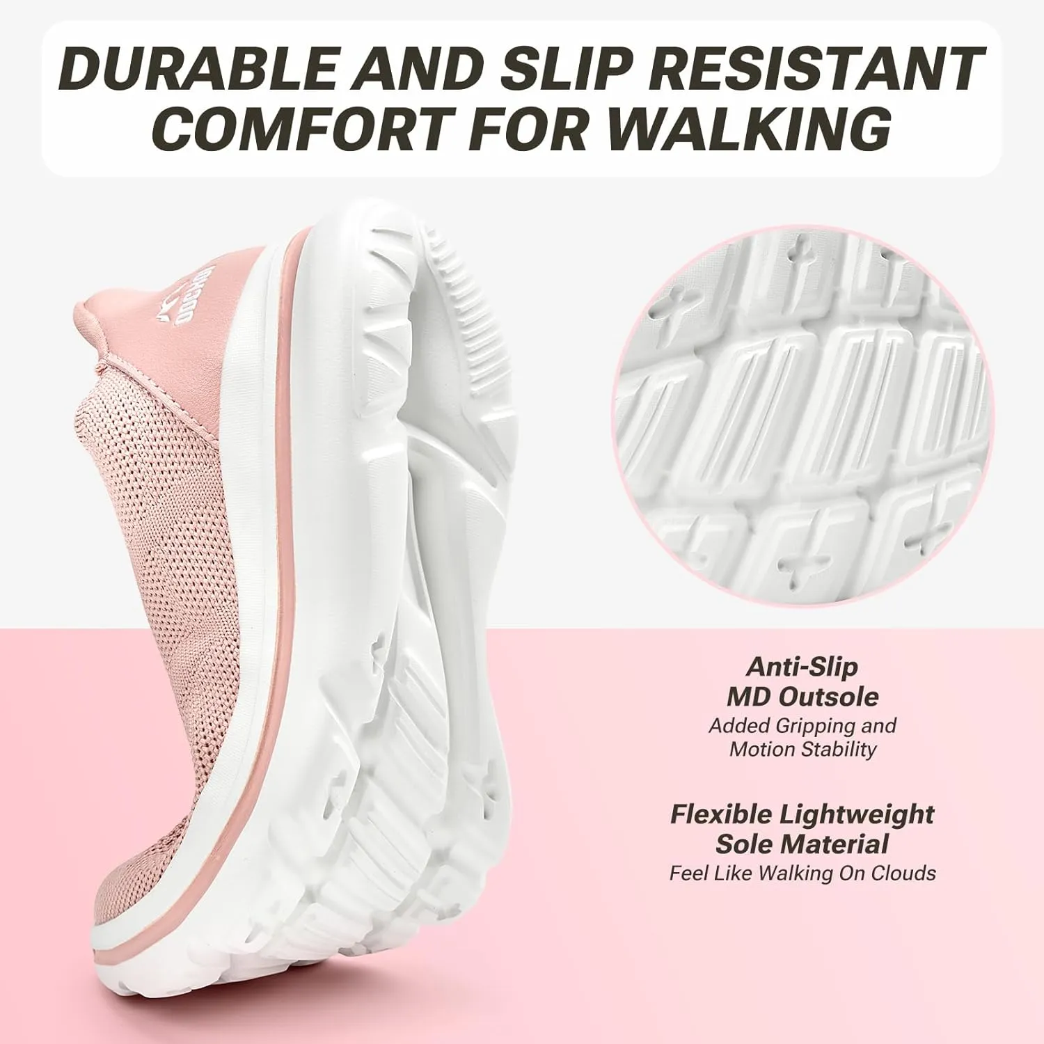 Womens Wide Toe Box Shoes Hands Free Slip on Sneakers Lightweight Tennis Walking Shoes for Gym Workouts