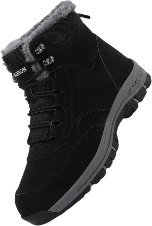 Work Boots for Men Composite Hiking Sneakers Ankle Ladies Workout Shoes for Women Nonslip Winter Backpacking Snow Botas Warm Water Hike Grounded Footwear